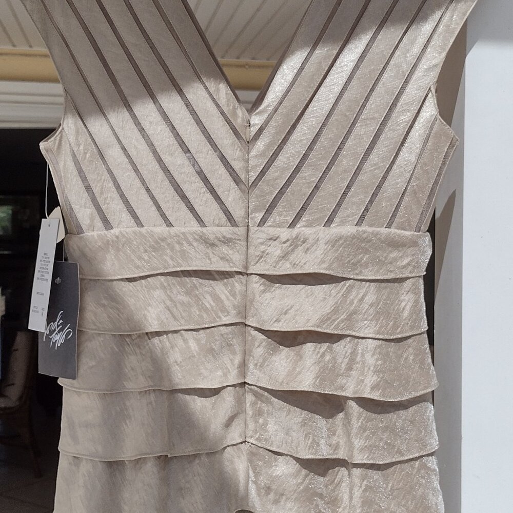 SHINGLE RUFFLE LONG DRESS - Picture 4 of 5